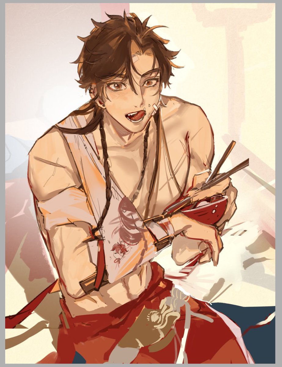 草图
骨折了也会好好吃饭！#代号鸢 #代号鸢孙策