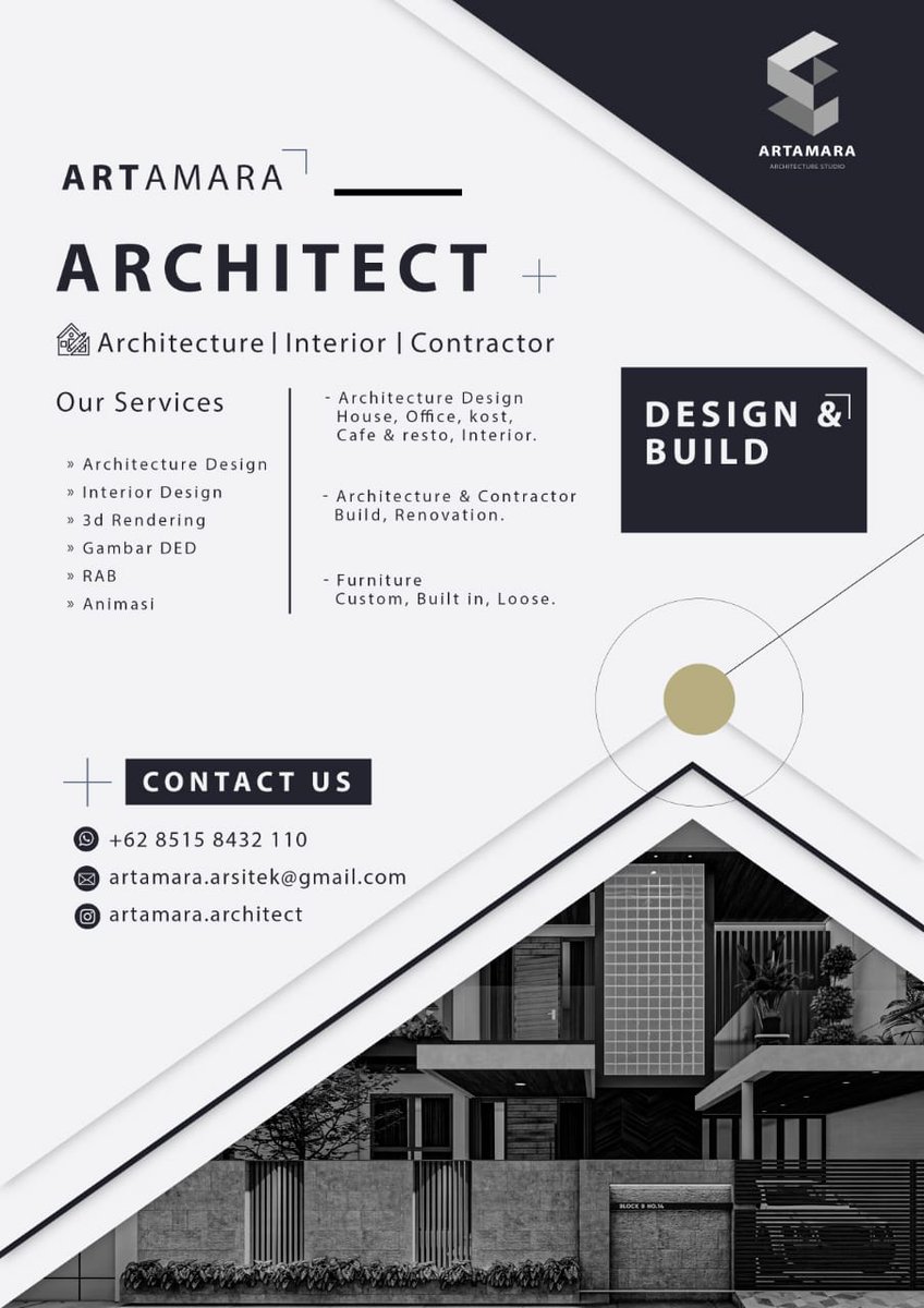 Wujudkan rumah impian anda dengan mengkonsultasikan desain rumah bersama  kami. Datang langsung ke kantor kami atau diskusikan secara online  melalui WhatsApp (link tertera di bio).