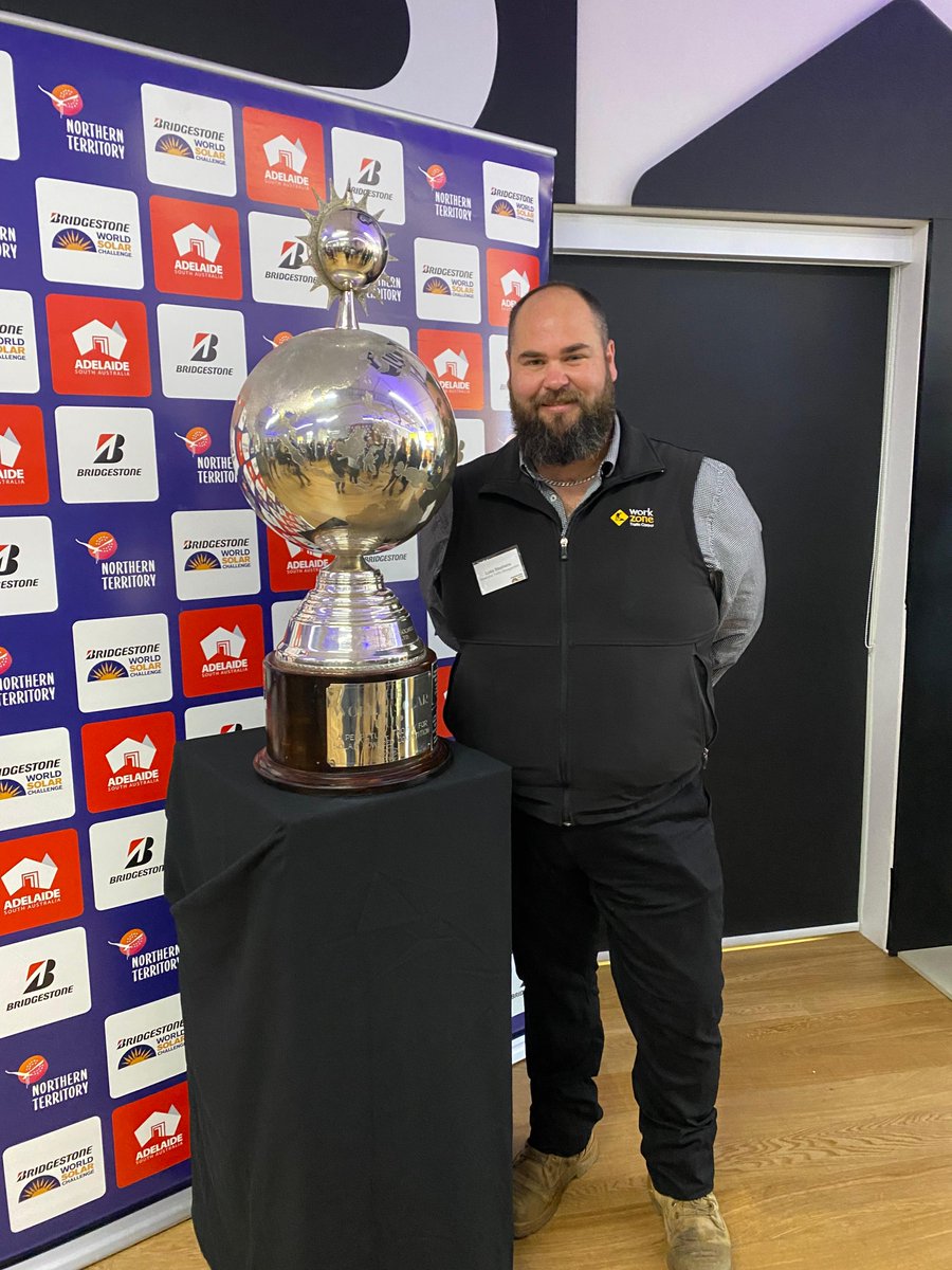 The <a href="/WorldSolarChlg/">Bridgestone World Solar Challenge</a>  will see more than 1000 people making up 43 teams from 23 countries set to race the 3000km stretch from Darwin to Adelaide in October - <a href="/WorkzoneTraffic/">Workzone Traffic Control</a> will be covering the finish line!  Great to be at the launch <a href="/stoneandchalk/">Stone & Chalk</a> <a href="/LotFourteen/">Lot Fourteen</a>