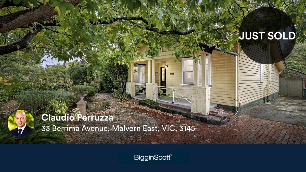 🛌 3 🛀 2 🚘 2
📍 33 Berrima Avenue, Malvern East, VIC, 3145

Our agent’s latest sale on RateMyAgent

rma.reviews/e7wQmLox7rSs

...
#ratemyagent #realestate #BigginScott_St_Kilda__Elwood
