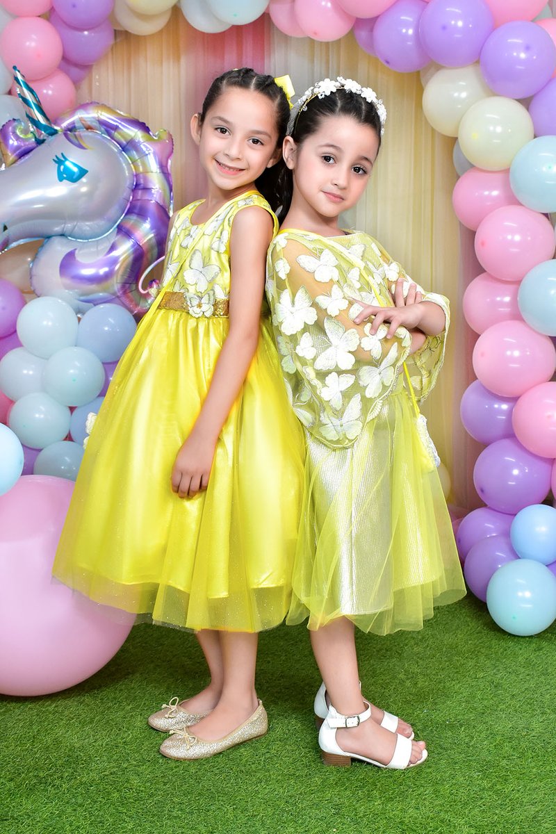 How cute these butterflies look in these summery yellow dresses.

Available in stores & online

#SANAS #unicornparty🦄 #birthdaybash #birthday #happybirthday #birthdayparty #birthdaygirl #birthdaycake #party #birthdaysurprise #birthdaycelebration #birthdayfun #birthdaywishes
