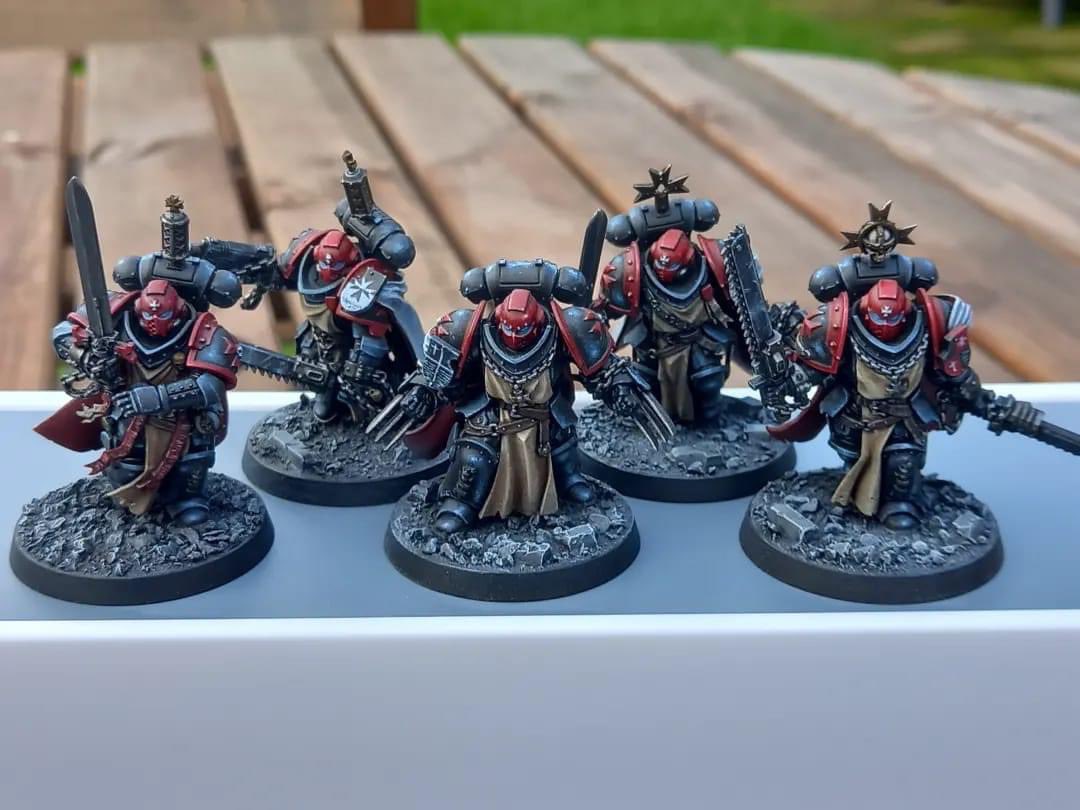 Lots of submissions for #jul2023btbannercompetition #swordbrethren. Here is James Hargreaves’s squad.

#blacktemplars #40k #modelpainting #blacktemplars_40k #warhammer #spacemarine #gamesworkshop #eternalcrusader #eternalcrusade #theeternalcrusader
