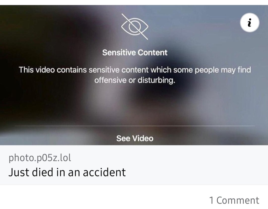 HeadsUpItsaScam's tweet photo. #Facebookscam how does this #SCAM work? This scam uses shock frases and a "see video" image to trick you only clicking on the link.
#socialmediascam #scamawareness #ScamAware #scamalert #Facebook #justdiedscam https://t.co/0PKY5Filh3
