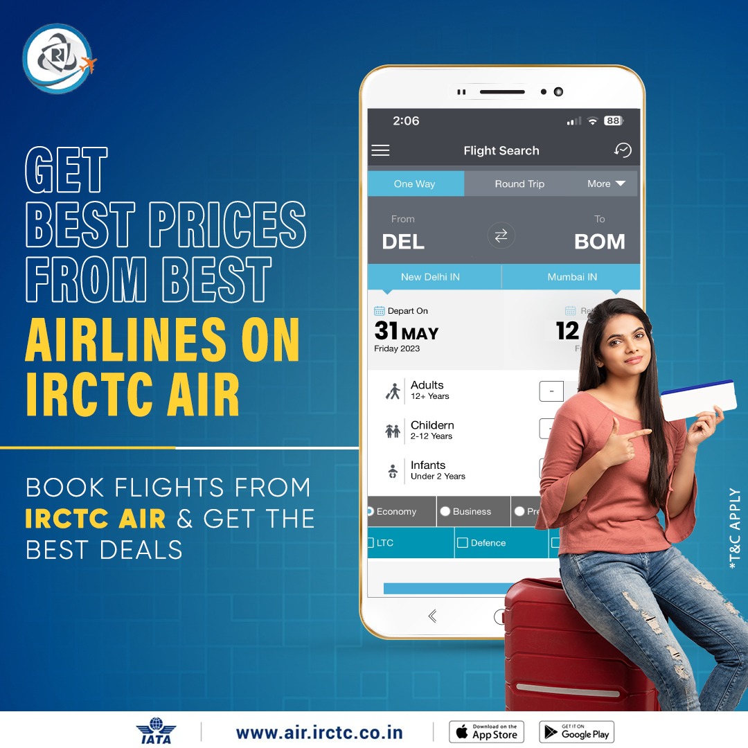 IRCTC on Twitter "Get multiple flightprices from different airlines