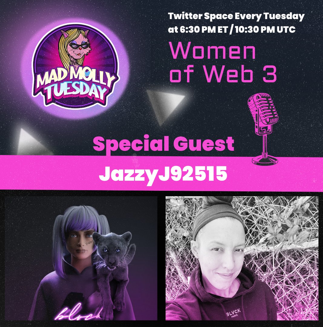 🎉 Exciting Molly Tues! Updates on the #RecRoom metaverse, #WomenWeb3 Special Guest @jazzyJ, & a grand finale by Vinny with #Giveaways! Don't miss this action-packed evening of innovation and empowerment! 🚀 #MollyTuesdays #MetaverseRevolution #Web3Women
x.com/i/spaces/1owgw…