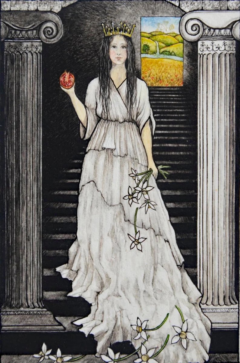 Priestess from the original Mythic Tarot