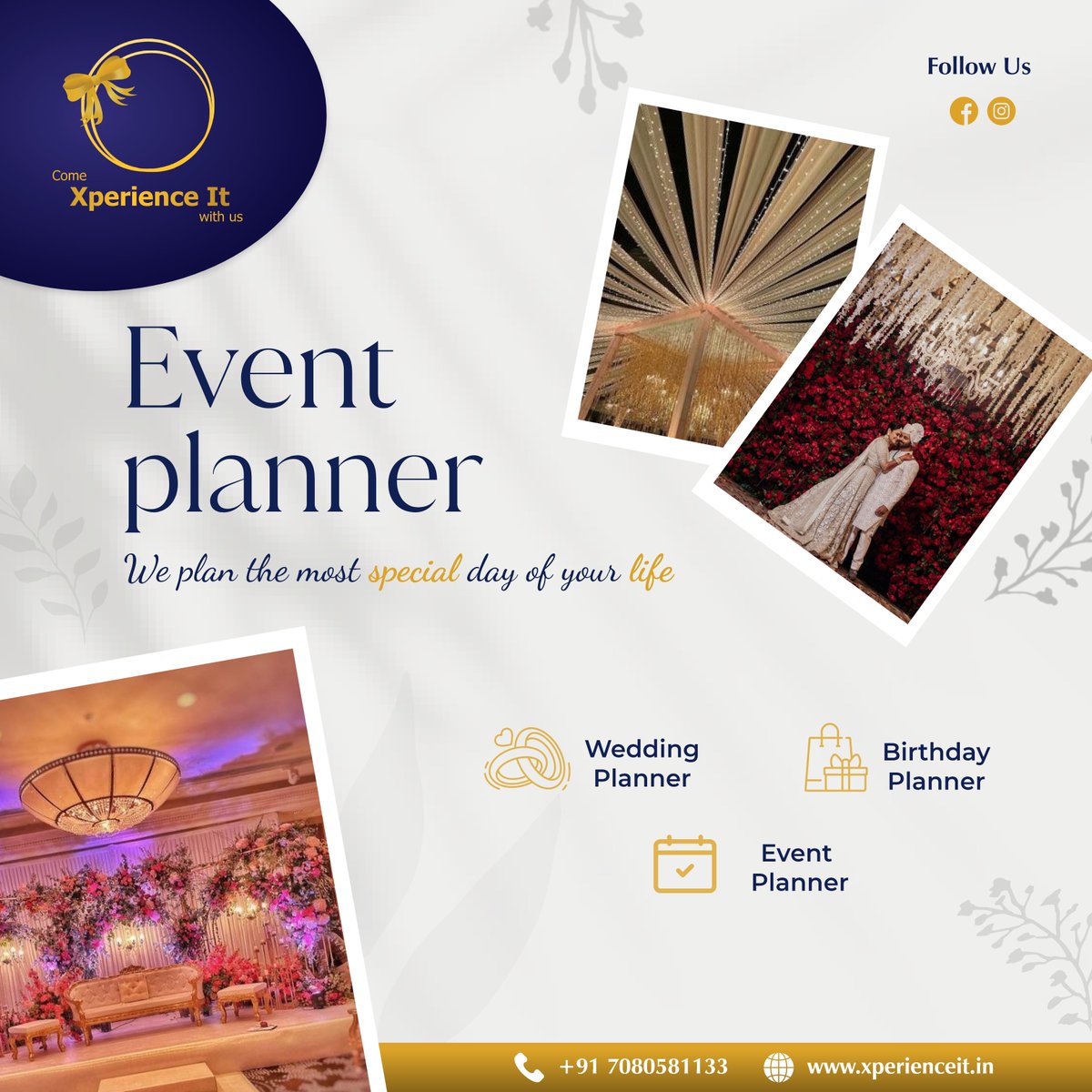 Event & Wedding Planner In Lucknow
.
.
.
#eventplannerlife #eventmanagers #dj #eventprofessionals #eventphotography #luxuryeventplanner #love #decorideas #partyplanning #corporateevent #eventservices #marriage #weddingdecor #weddingplanner #Hyderabad #lucknow