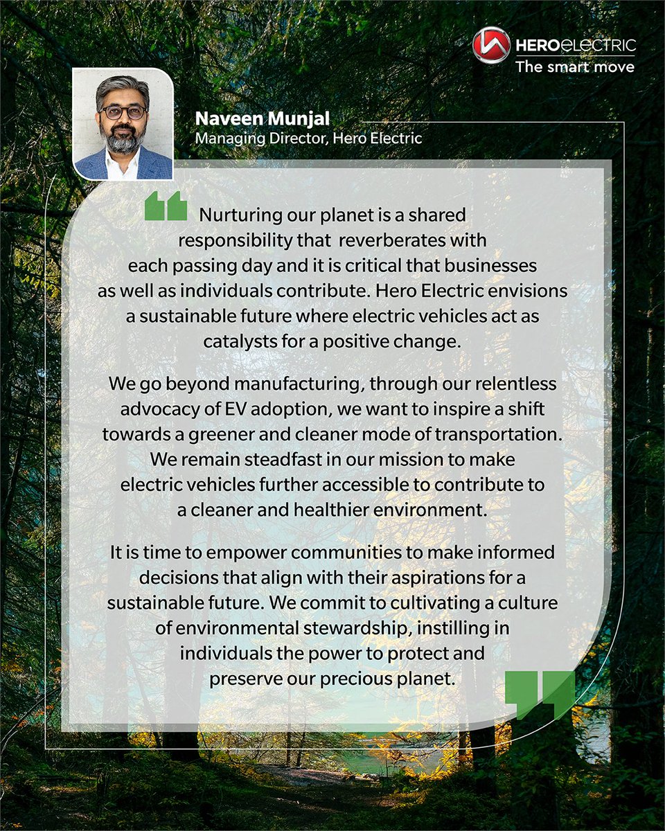 On this #WorldEnvironmentDay, let's take conscious steps toward cherishing and preserving our environment! #WorldEnvironmentDay2023 #TheSmartMove