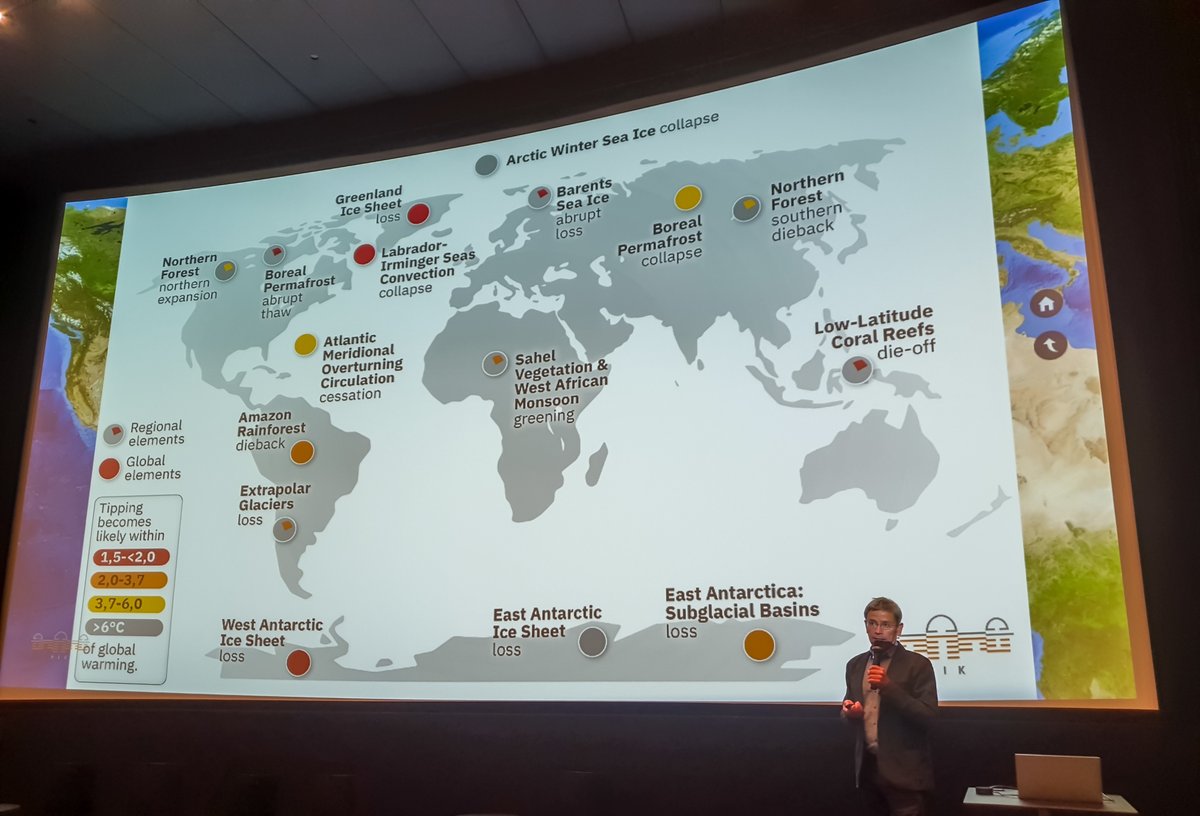 RT @rahmstorf: Explaining tipping points to a fantastic audience at the #WCEF23 in Helsinki last week. https://t.co/fac9oycKDJ