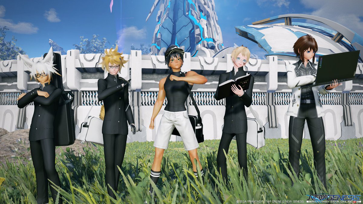 Halphia Boys Highschool Club~
with @klaivius, @Sozin_NA, Koa and Rei 
#PSO2NGS #PSO2 #PSO2GLOBAL #PSO2NGS_SS #RappyMail #メンテの日なのでSS貼る