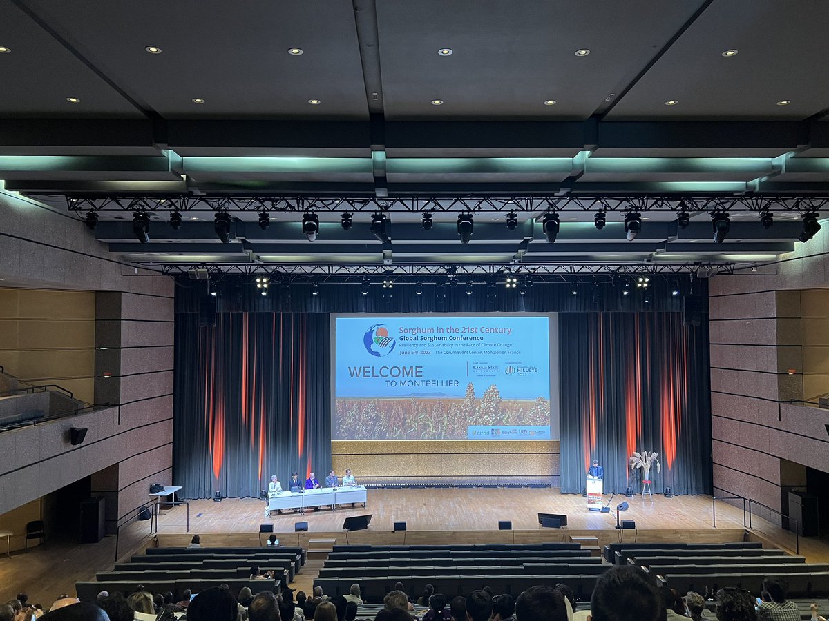 Kicking off the Global Sorghum Conference in Montpellier, France. 

#sorghum2023