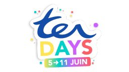 Les #TERDays ça commence aujourd’hui ! 🎉
Du 5 au 11 juin, <a href="/TERNouvelleAQ/">SNCF Voyageurs TER NOUVELLE-AQUITAINE</a> vous invite à célébrer le #TER et à profiter d'offres et de bons plans exclusifs.
De nombreuses animations sont également prévues à bord &amp; en gares !
Plus d'infos ici : ter.sncf.com/nouvelle-aquit…