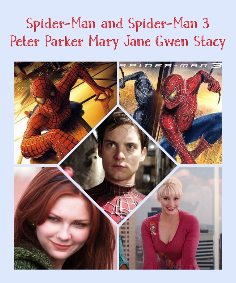 My the best favorite movie Spider-Man and Spider-Man 3 and my favorite actors @SpiderMan @BryceDHoward @TobeyMaguire #SpiderMan #PeterParker #MaryJane #GwenStacy #SpiderMan3 #TobeyMaguire #KirstenDunst #BryceDallasHoward