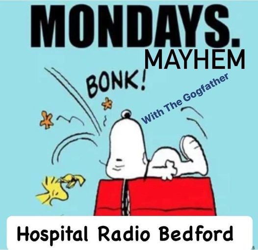 Back for another Monday Mayhem on Hospital Radio Bedford starting at 8am tune in for incredible songs. Hospital Radio Bedford are looking for you to join us and be a Radio Presenter 18+ training given etc contact via the link above or DM me
