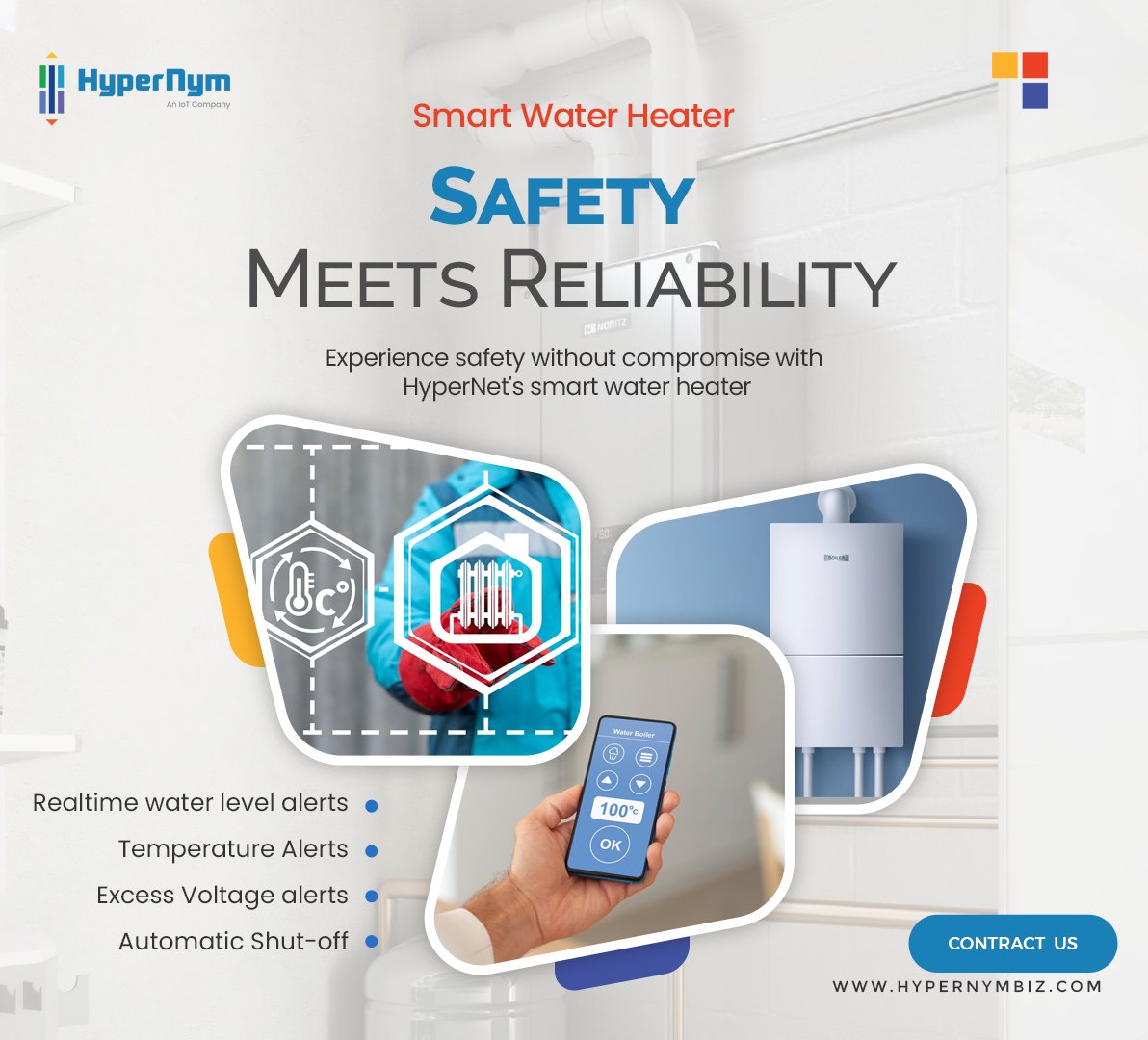 Hypernym_'s tweet photo. Prioritize safety and peace of mind with HyperNet Smart water heater. Trust HyperNet's Smart water heater to deliver a dependable and secure water heating experience, putting your safety first

#SafetyFirst #ReliablePerformance #WaterHeaters #Conectivity #Internetofthings https://t.co/k1dlt8q8ao