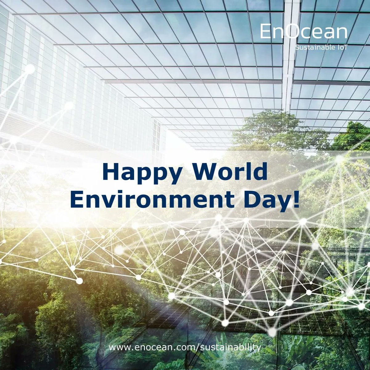 🌍 Happy #WorldEnvironmentDay! 🌍 At #EnOcean, we're revolutionizing energy consumption in buildings. Our patented #energyharvesting technology taps into the environment, eliminating batteries & driving #sustainable solutions. For a greener future with smart, efficient buildings!