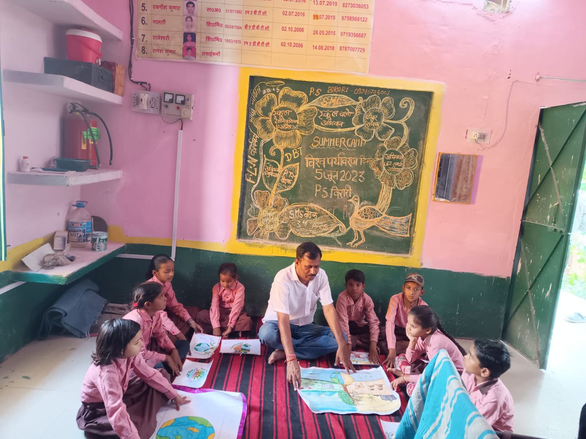 समर कैंप के तहत विश्व पर्यावरण दिवस पर विद्यालय में कराई गई विभिन्न  गतिविधियों की कुछ झलकियां प्राइमरी स्कूल बिरारी,भरथना इटावा..
#ChooseLiFE
@bharat_nipun <a href="/basicshiksha_up/">Department Of Basic Education Uttar Pradesh</a>