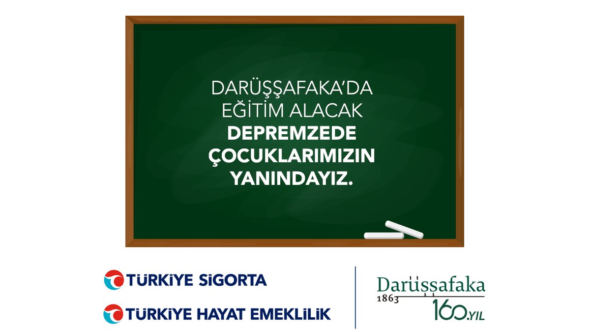 Darüşşafaka Cemiyeti'nin “Eğitimde Fırsat Eşitliği” misyonunu ilke edinerek, Darüşşafaka ile el ele verdik ve öğrencilerinin deprem bölgesindeki kardeşleri için yanlarında olduk.