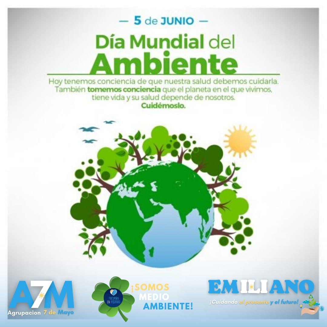 Agrup7Mayo's tweet photo. En el Dia Mundial Del Ambiente, reafirmamos el compromiso con el Planeta.
Sumemos acciones, ahorrando recursos, reciclando, reutilizando, cuidando nuestras plantas, separando los residuos.
Un Mundo Mejor es tarea de tod@s
🌳🌎♻️
@CaroVargasTuc 
@vargas_aignasse 
@Cris_LopezA7M https://t.co/GdpkEiJjP3