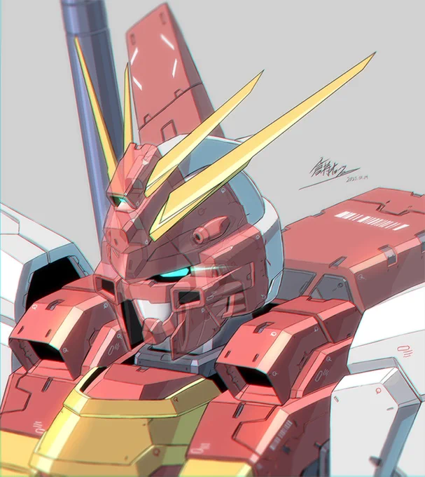 運営お疲れ様でした。 コラボアニメのブレイジングガンダムのメカデザインで参加させていただき、 大変お世話になりました。 ブレイカーシリーズ復活の時はプレイさせていただきます。   #ガンダムブレイカーモバイル