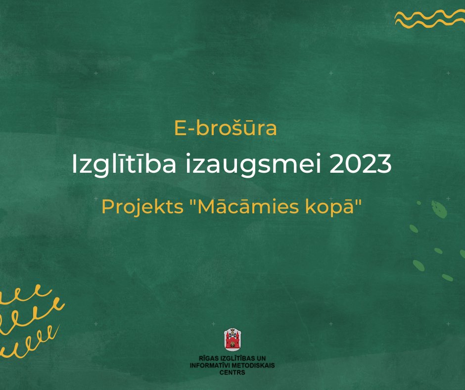 RIIMC1's tweet photo. 🎤Forums "Izglītība izaugsmei 2023" ir gandrīz klāt! Visi izglītības iestāžu projekti ir apkopoti E-BROŠŪRĀ. Ieskaties, kā veicās izglītības iestādēm un ko sasniedza. 

🌟E-BROŠŪRA pieejama šeit:
https://t.co/bgUMFtFyEc https://t.co/5BYQKOA3sG