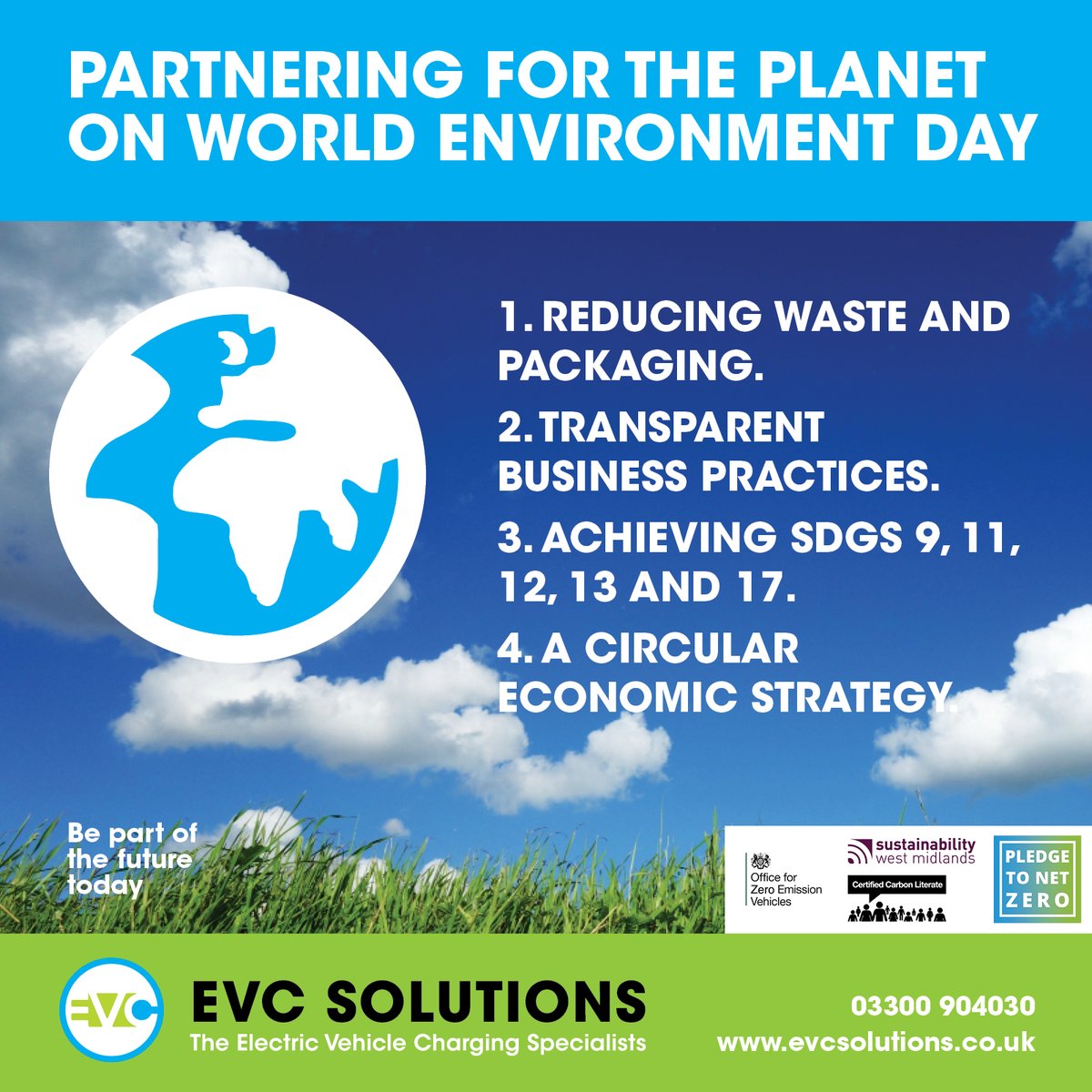 Today is #WorldEnvironmentDay. We are working toward minimum carbon impact through best practice, specifically targeting:

1. Reducing waste &amp; packaging.
2. Transparent business practices.
3. Achieving SDGs 9, 11, 12, 13 &amp; 17.
4. A circular economic strategy.

#sustainability