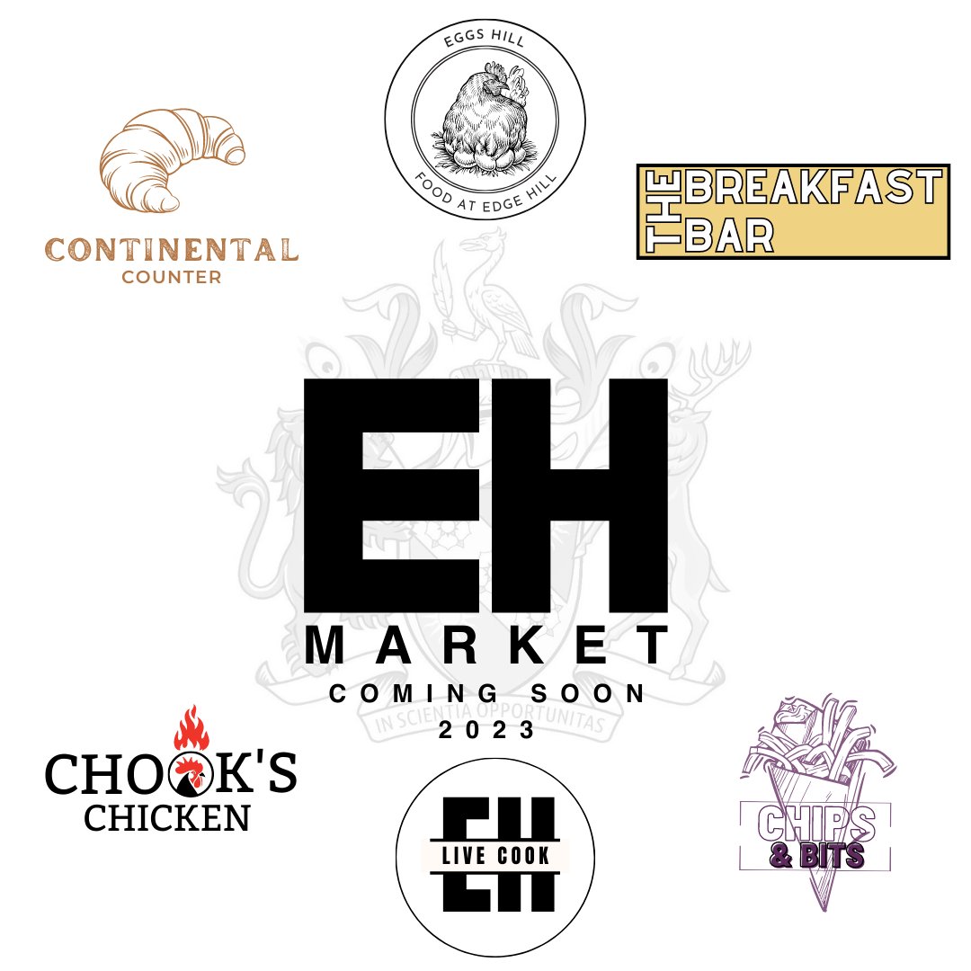 foodedgehill's tweet photo. EH MARKET COMING SOON 2023!

Keep your eyes peeled over the next few weeks as we start to introduce our brand new concepts that will be located in The Hub. #EHMarket #myehu #foodmarket #2023 #eggshill #food https://t.co/0CQMrp4AL6