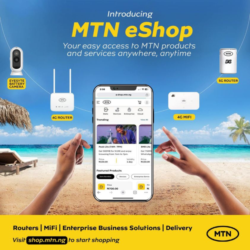 MTNNG's tweet photo. MTN eShop is live!

Get all your MTN products on one platform.

Shop anywhere, anytime and everywhere you go.😊

Visit the link below and start shopping.

#MTNeShop