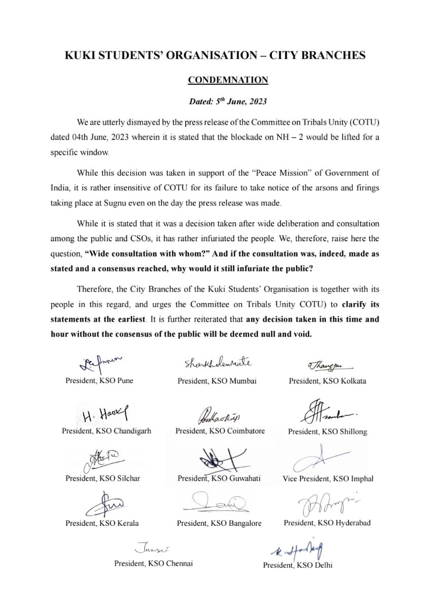 Indigenous People's Party of Manipur tweet media