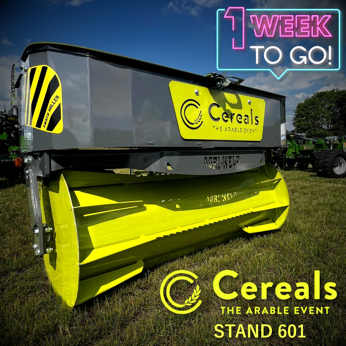We can't wait for @CerealsEvent  where we will be bring loads of kit including some new stuff.
As well as our stand we have our own demo area where we will be showing off some of our cultivation machines

#agriweld #cereals2023 #farming #farm #arable #agriculture