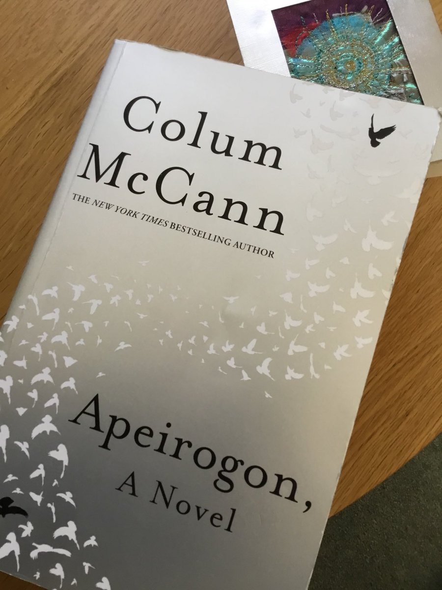 Am reading Apeirogon - Colum McCann is a magnificent story teller (it is indeed, many sided) #IAmReading #Apeirogon