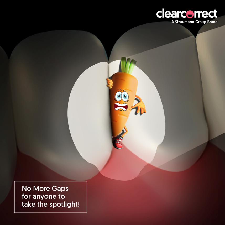 ClearCorrectIN's tweet photo. Eliminate gaps and unnecessary guests between your teeth. Get Clear Aligners to free yourself from gaps.
#ClearCorrectIndia #ClearCorrectIn #StraumannGroup #Smile #Aligners #Ortho https://t.co/M0iMO2dARB