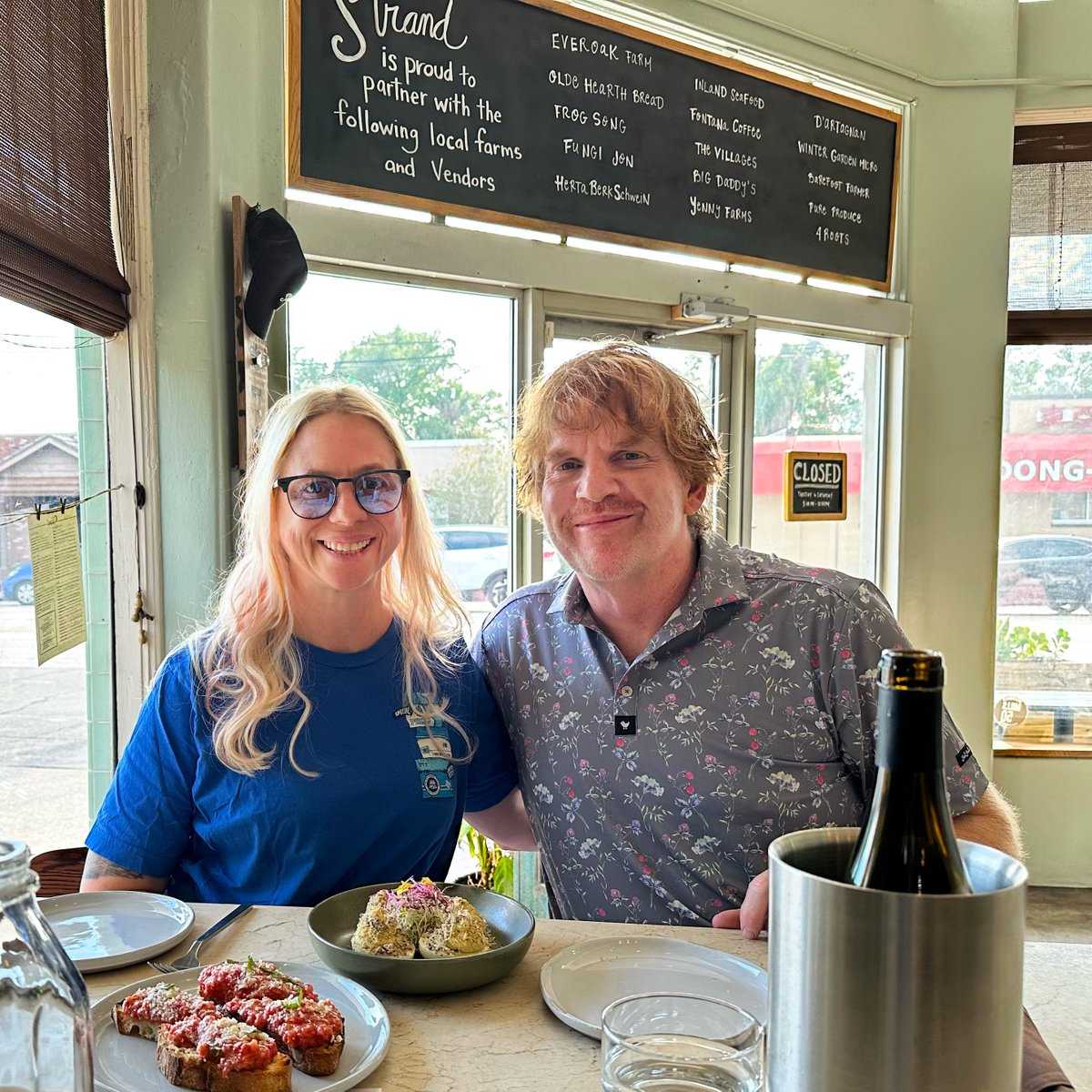 OldeHearthBread's tweet photo. Owners Shannon and Janice love dinner at The Strand and love our name over the door with all the other local suppliers. That night, The Strand had a pan con tomate with our bread, but the “toast” changes depending on what’s looking good.
#mills50 #orlandofoodie #shoplocal https://t.co/C7tTFrcR98