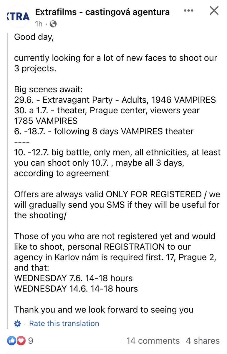 immortal_daily's tweet photo. More casting calls have been posted on Extrafilms! #InterviewWithTheVampireS2 #iwtv https://t.co/I72KxNl9dH