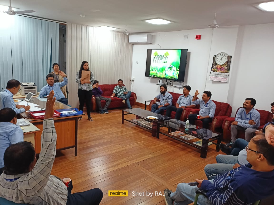 Today marks the 50th Anniversary of #WorldEnvironmentDay. A quiz competition for employees was held at #AAI #SilcharAirport to encourage awareness &amp; action for environmental protection.  
#EnvironmentDay #EnvironmentDay2023 #GreenerFuture #GreenAirports #BeatPlasticPollution