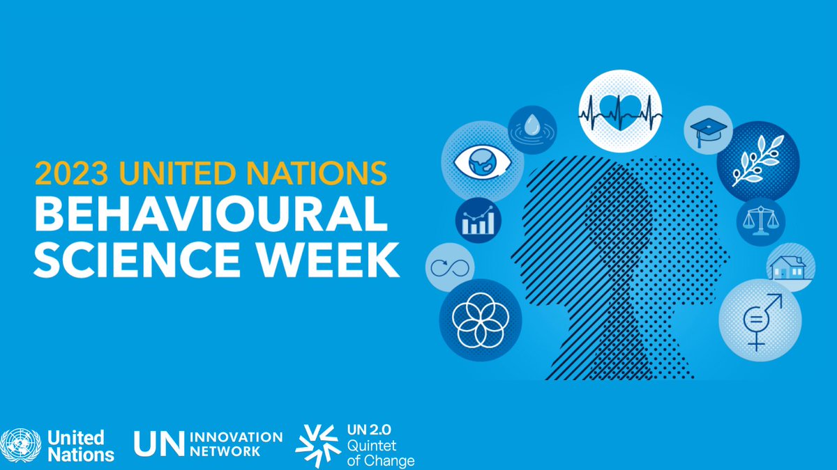 UN Behavioural Science (@un_besci) on Twitter photo 📢 Get ready for this year’s <a href="/UN_BeSci/">UN Behavioural Science</a> Week happening next week - June 12-16!
Join 25 <a href="/UN/">United Nations</a> Entities collaborating across 17 events
Discover how #BeSci can be applied to climate, health, peace and security, AI & more! 🌎
⏰Check out the agenda👉 bit.ly/UNBeSciWeek2023 📢 Get ready for this year’s <a href="/UN_BeSci/">UN Behavioural Science</a> Week happening next week - June 12-16!
Join 25 <a href="/UN/">United Nations</a> Entities collaborating across 17 events
Discover how #BeSci can be applied to climate, health, peace and security, AI & more! 🌎
⏰Check out the agenda👉 bit.ly/UNBeSciWeek2023