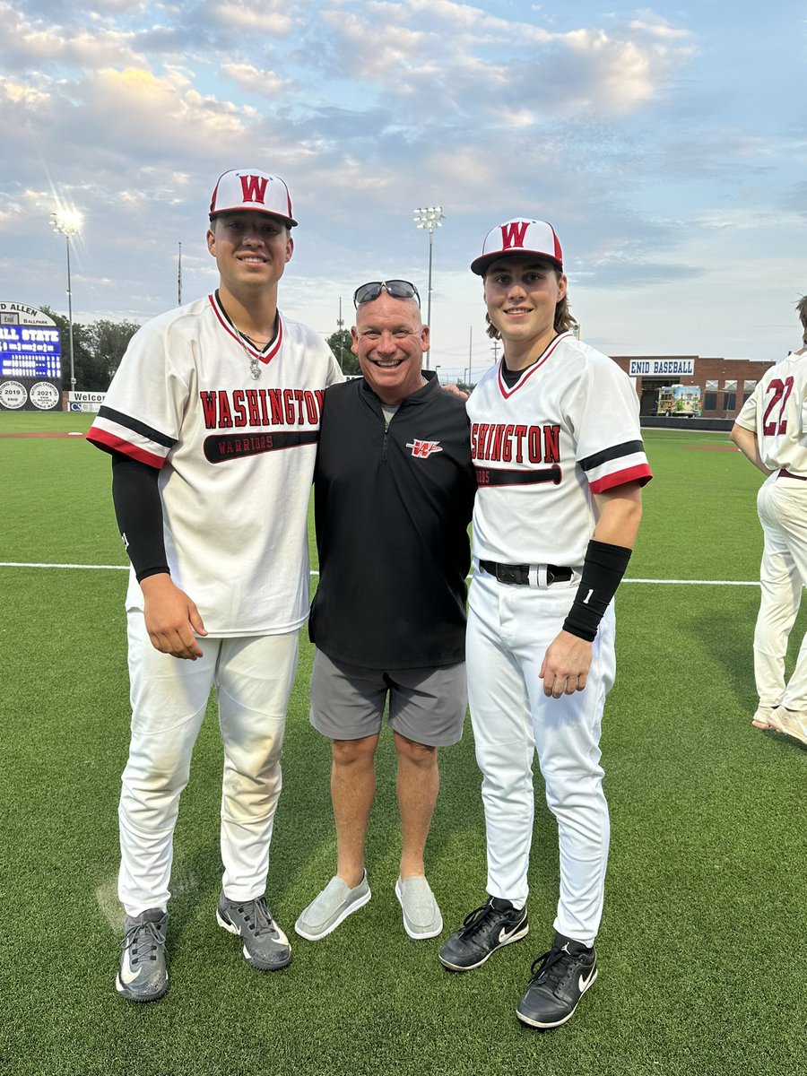 These 2 finished up their high school careers last night! Congrats <a href="/kspring_20/">Kane Springer</a> and <a href="/CamdenBates23/">Cam</a> on a great 4 years in the Warrior jersey and thank you for all you’ve done for our program! We will be cheering you on at the next level! #onceawarrioralwaysawarrior #US