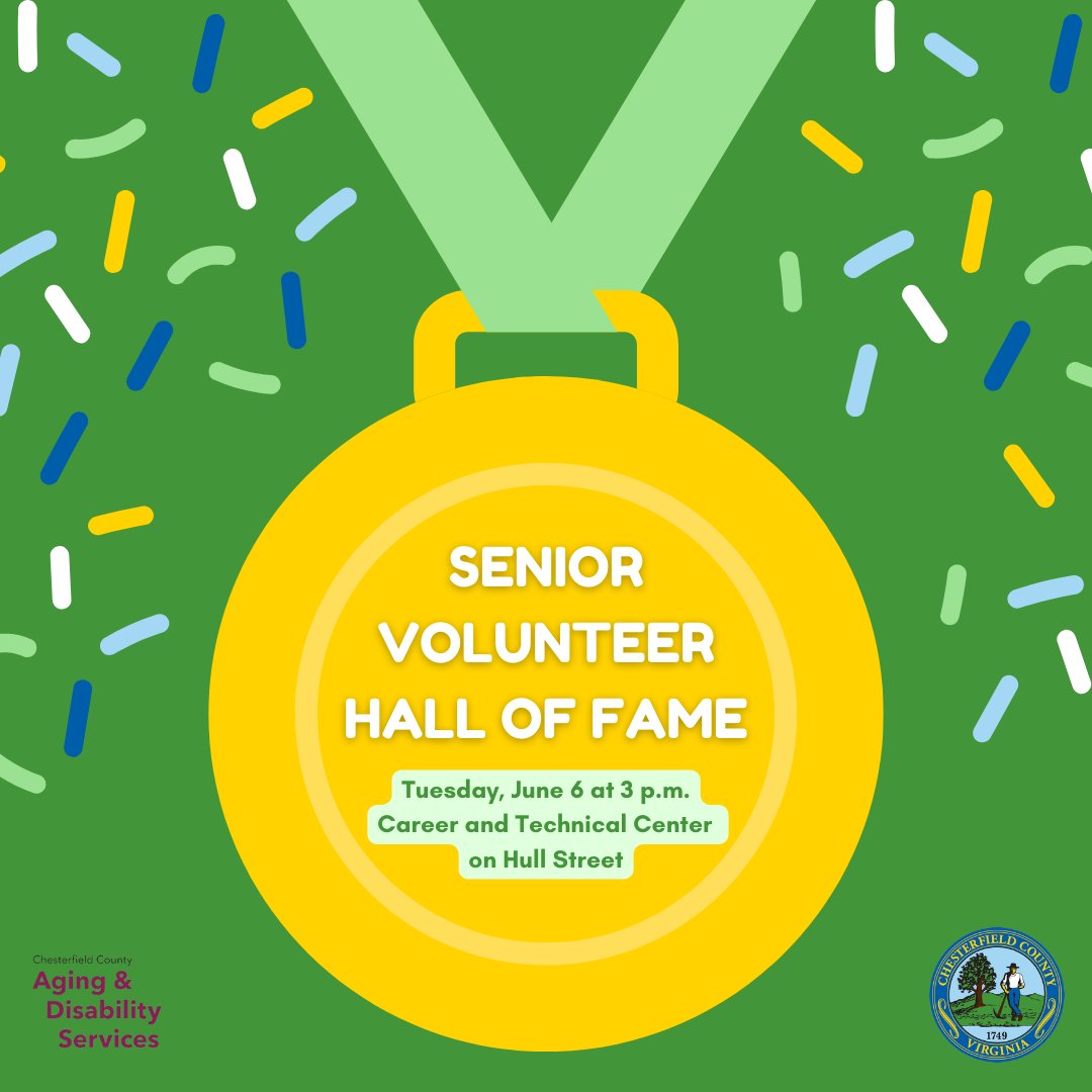 Chesterfield County Government, Virginia on Twitter "🏅🎉 Please join us