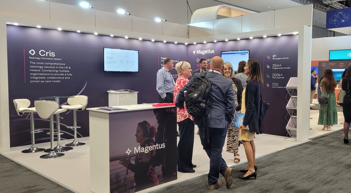 Welcome to #UKIO2023! We look forward to seeing you at stand B8 to discuss your radiology needs and showcase our latest RIS modules and functions.
@UKIOCongress #imaging #radiology #radiography #AI #ConnectedCare