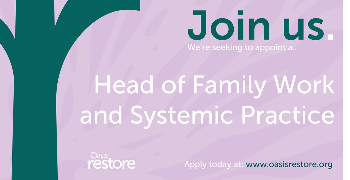 Do you see families and communities as a potential source of strength and change for children in custody? Apply for Head of Family Work and Systemic Practice today! lnkd.in/ewFr86KP #youthjustice #socialcare #therapy #socialwork