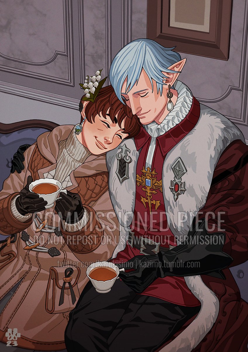 Commission for @/nightraysword ☕️