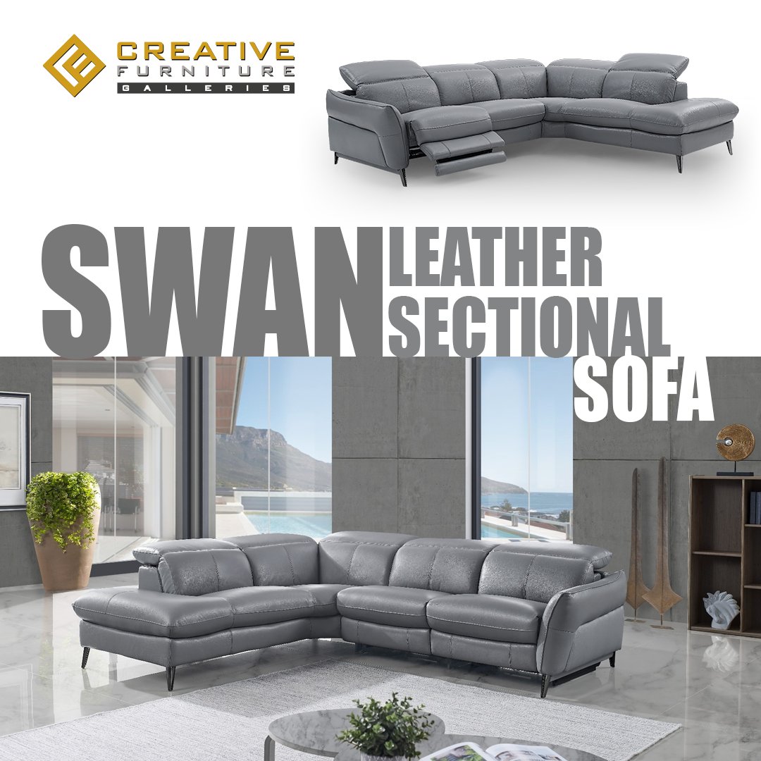 Stylish, Trendy & Super Comfortable, makes the Swan Leather Sectional sofa a great choice for a modern interior.
Shop Now- zurl.co/MwML?utm_sourc…
.
#creativefurniture #njfurniture #luxuryliving #usa #nj #nyc #Sectional  #sectionalsofa  #livingroomdecor  #livingroominspo