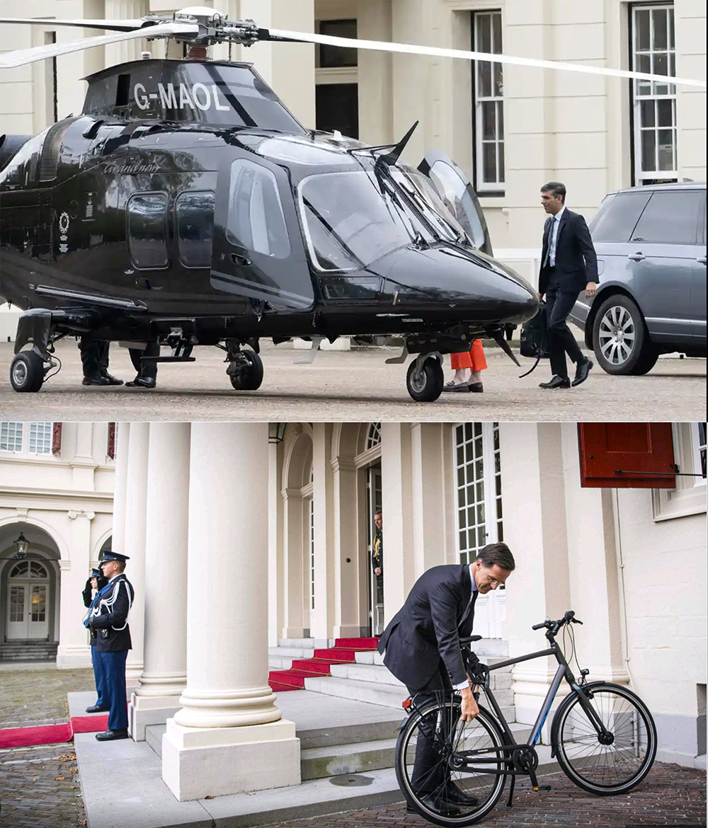 A quick game of Spot the Difference between our PM and the Dutch PM to while away the afternoon.