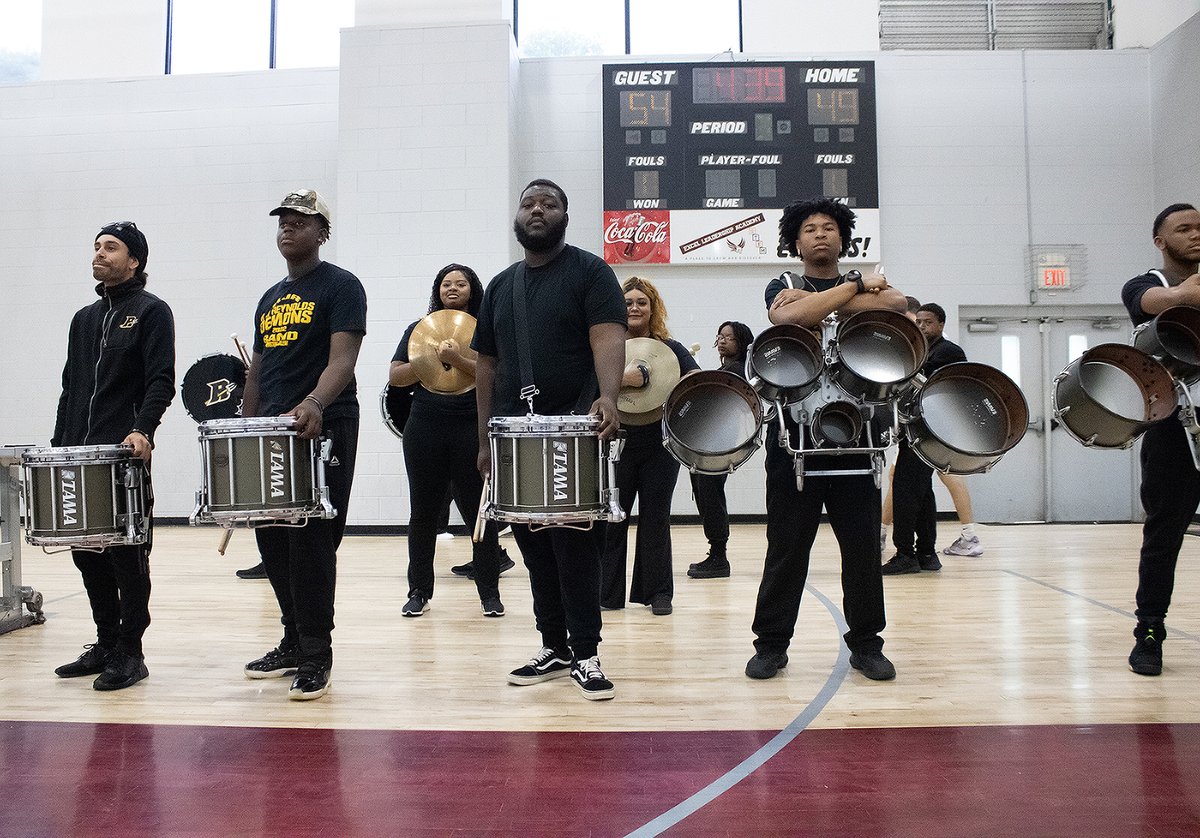 Shout out to the RJ Reynolds HS Demons Band for being the Wolves in-house band and halftime entertainment for the final home game of the 2023 ECBL season!