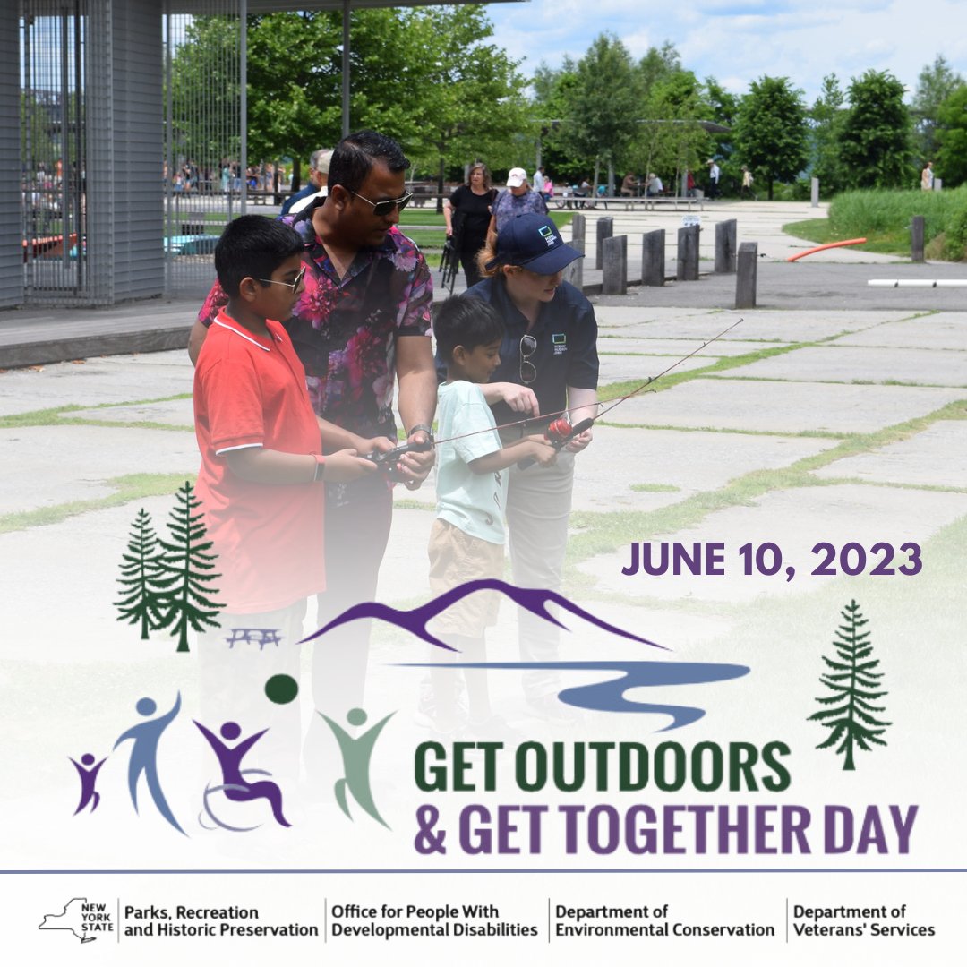 Interested in learning a new hobby outdoors… or connecting with folks at your favorite nature preserve? Join our partners at DEC and State Parks for Get Outdoors & Get Together Day on June 10th! Find an event near you: dec.ny.gov/outdoor/113380…