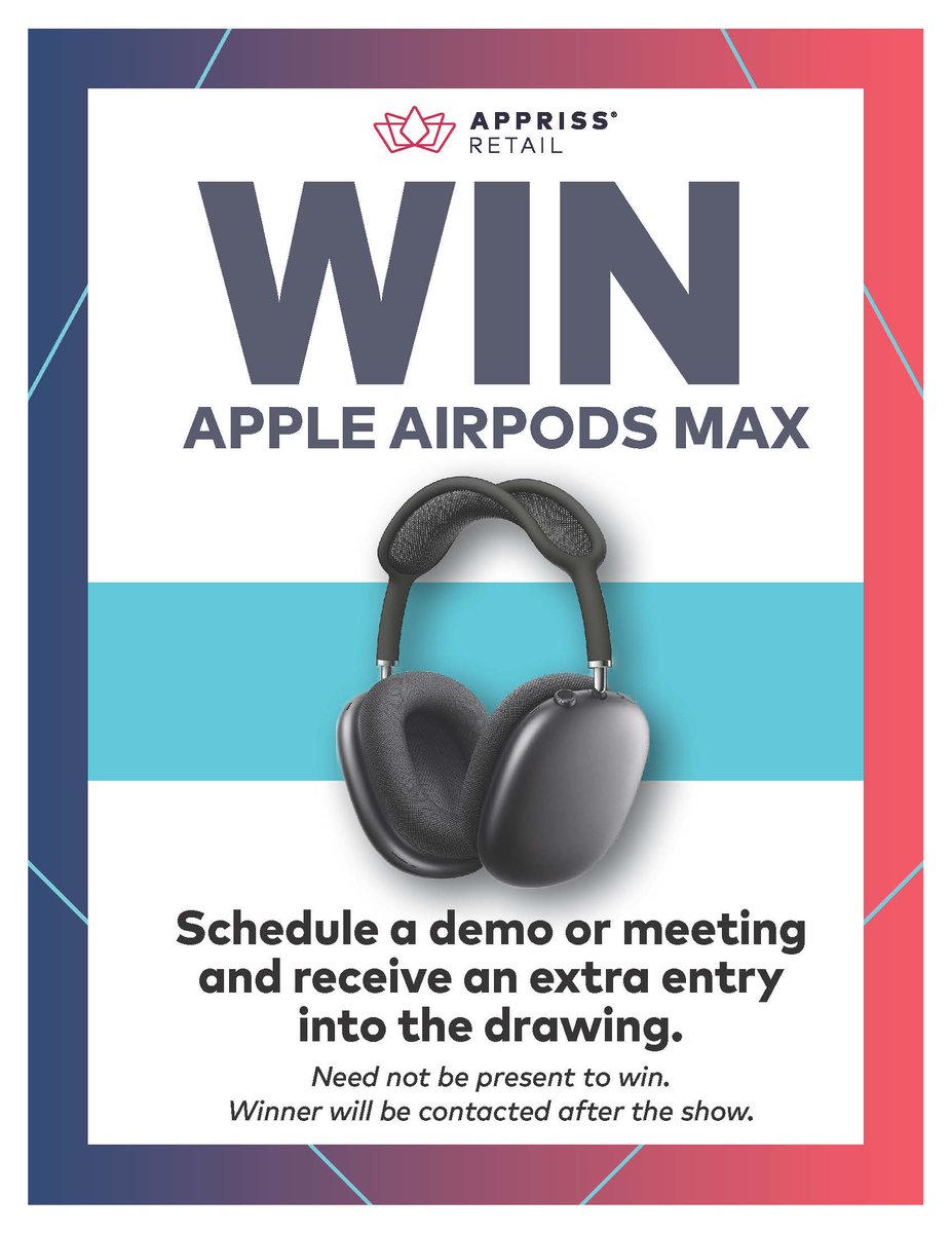 Get ready for the first full day of #NRFProtect2023 tomorrow! Stop by and say hello (booth 901) and be sure to enter the drawing to win an Apple AirPods Max. 😊 hubs.li/Q01RQRhH0