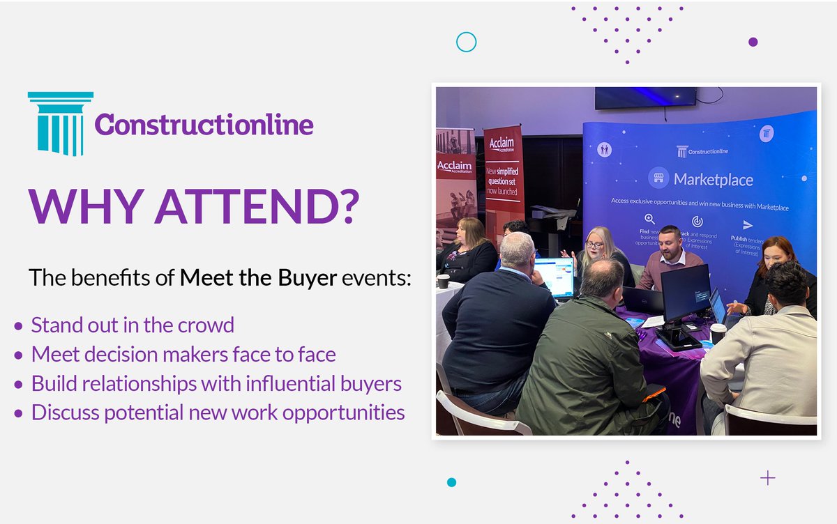 👷‍♀️👷‍♂️Discover everything you need to know about our Meet the Buyer events and how they can help give you the greatest chance of success- ow.ly/CE4950Ojymt