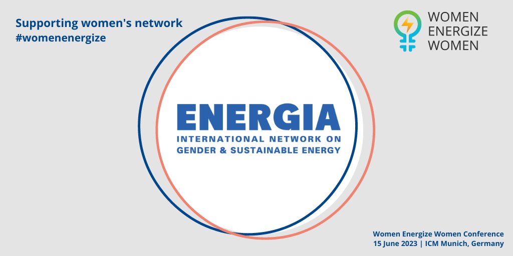 Thank you for #supporting our #womenenergize #conference, @energia_org!

#womenconference #womeninenergy #womeninrenewables #energypartnerships #womennetwork #womenempowerment

@BMWK @giz_gmbh @bEEmerkenswert @BSWSolareV