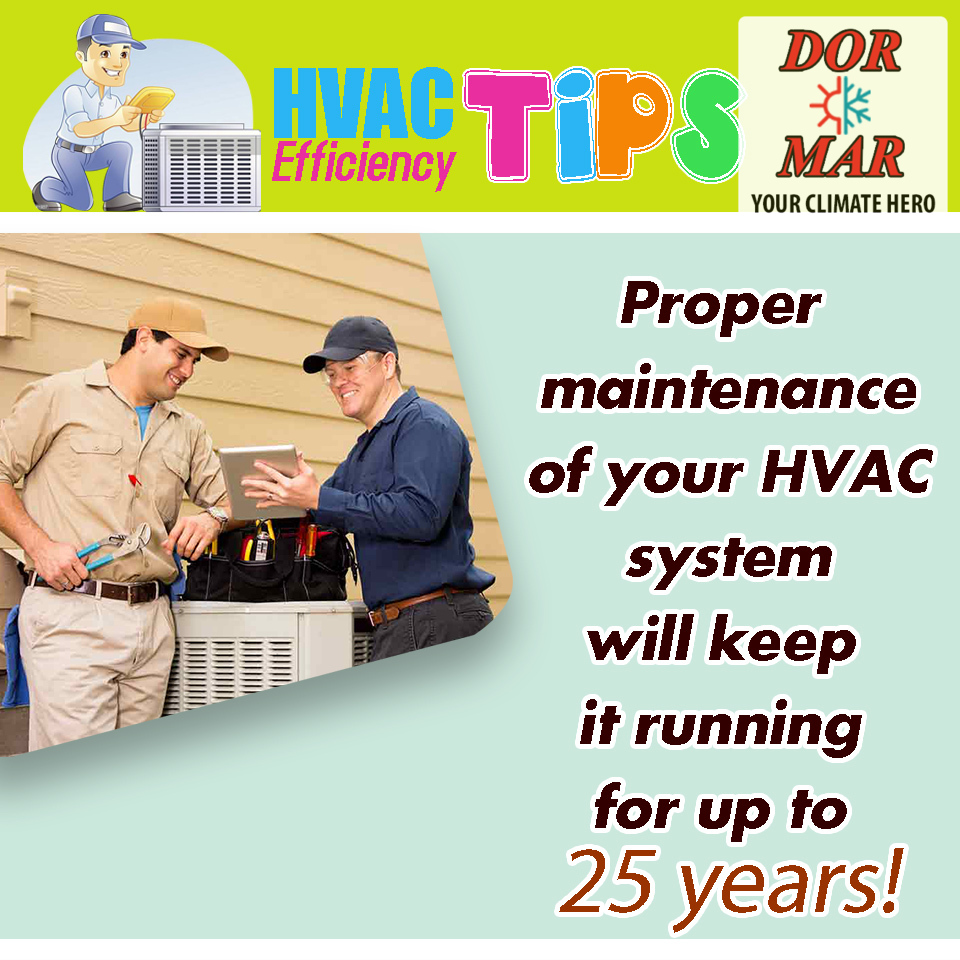 Take care of your HVAC and it will take care of you!