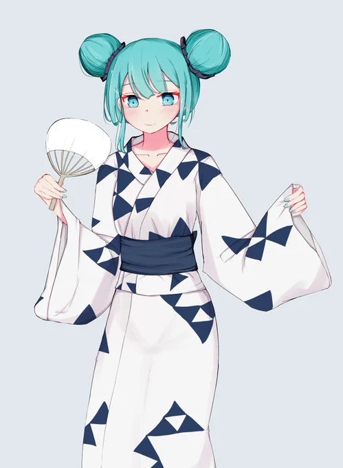 浴衣美人 #初音ミク #kodomiku